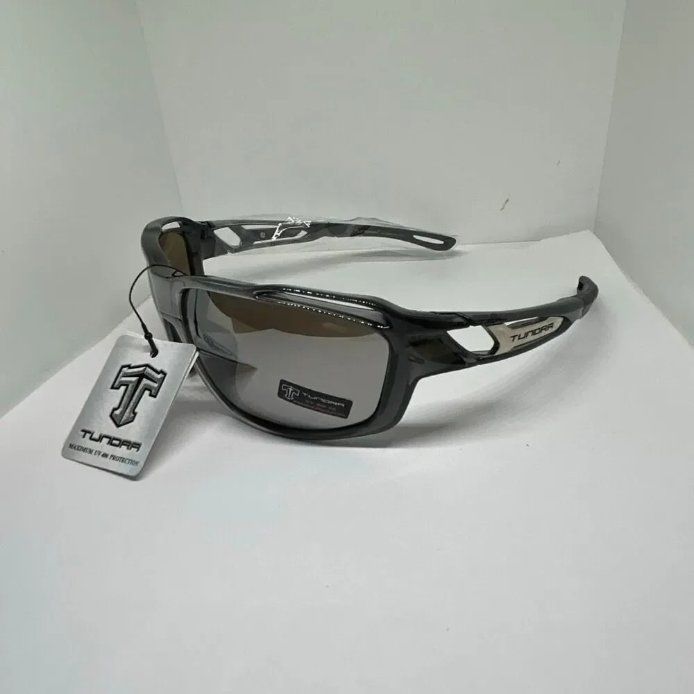 Tundra Mirrored Lens Sport Sunglasses UV400 – Wraparound – New